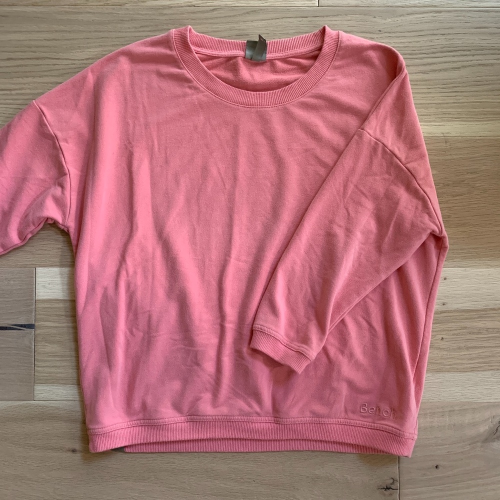 BENCH Crew Neck Sweater 3/4 Sleeve